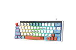 iCAN MK1103 Tri-Mode RGB Mechanical Gaming Keyboard, 63 Keys