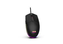 iCAN GM1011 Wired Black RGB Gaming Mouse, 6 Buttons, 1600 DPI(Open Box)