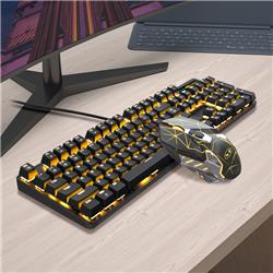 Ensemble clavier et souris de jeu mécanique MageGee MK-STORM Rainbow