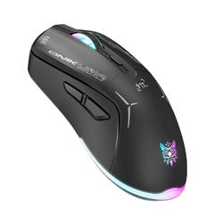 Onikuma 2.4G+Wired Wireless CW917-B RGB Gaming Mouse with 4800DPI