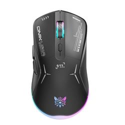 Onikuma 2.4G+Wired Wireless CW917-B RGB Gaming Mouse with 4800DPI