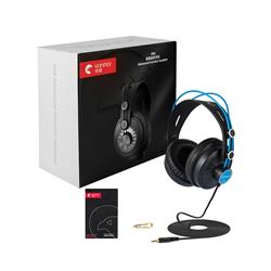 YANMAI Professional Audio Users Monitor Headphones, Black/Blue