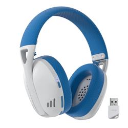 Redragon H848 BT/2.4G/ wired Ultra-lightweight gaming headset, Blue-White(Open Box)