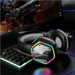 EKSA E1000 USB RGB Gaming Headset with 7.1 Surround Stereo Sound