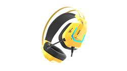 Dareu EH732 Yellow Wired Gaming Headset, 7.1 Virtual Surround Sound