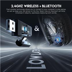 Casque de jeu sans fil EKSA E5BT 2,4 Ghz