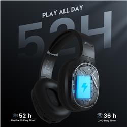 Casque de jeu sans fil EKSA E5BT 2,4 Ghz