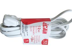 iCAN 12ft Indoor Power Extension Cord(Open Box)