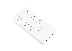 iCAN 6 Outlets Wall Tap Surge Protector with 2 USB-A and 1 USB-C Ports(Open Box)