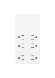 iCAN 6 Outlets Wall Tap Surge Protector with 2 USB-A and 1 USB-C Ports(Open Box)