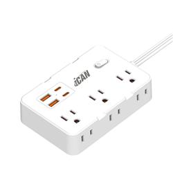 iCAN 6 QT660-CU 6 Outlets Surge Protector with 2 USB-A and 2 USB-C(Open Box)