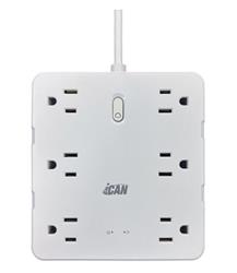 iCAN 12 Outlets Surge Protector with 2 USB-A and 1 USB-C, 5ft Cord(Open Box)