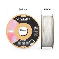 Creality CR-PLA Matte Filament for FDM 3D Printer,1.0Kg 1.75mm, Gypsum White.