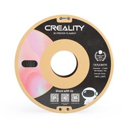 Creality CR-PLA Matte Filament for FDM 3D Printer,1.0Kg 1.75mm, Matte Black.