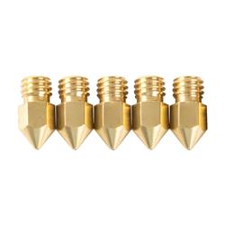 0.4mm Nozzle Kit, Nozzle_D6×d0.4×H13_brass_5PCS, Ender-3 V2/Ender-5 Pro/Ender-5 plus/Ender-6/Ender-3/Ender-3 Pro/Sermoon D1_/En