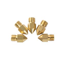 0.4mm Nozzle Kit, Nozzle_D6×d0.4×H13_brass_5PCS, Ender-3 V2/Ender-5 Pro/Ender-5 plus/Ender-6/Ender-3/Ender-3 Pro/Sermoon D1_/En