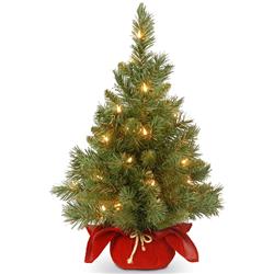 iCan 2ft  PVC Table Christmas Tree with Warm White LED Light