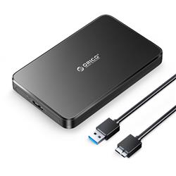 Orico 2588U3 2.5'' USB3.0 HDD Enclosure withTransfer Rate 5Gbps and Micro-B to USB - A  Cable ,Black(Open Box)