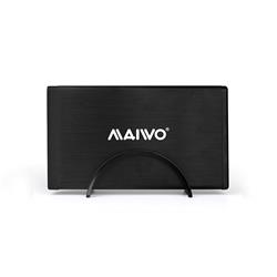 Maiwo K3505CU3S USB3.2 GEN1 External Enclosure for 3.5"/2.5" SATA HDD/SSD, Black.