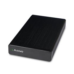 Maiwo K3505CU3S USB3.2 GEN1 External Enclosure for 3.5"/2.5" SATA HDD/SSD, Black.