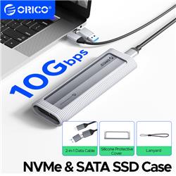 Orico AXM2 Tool Free  M.2 NVMe SSD Enclosure with USB External Max Speed 10Gbps