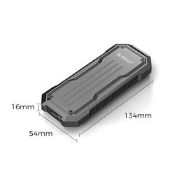 Boîtier de voyage extérieur ORICO M.2 NVME et NGFF (6 Gbit/s/10 Gbit/s) | USB 3.2 Gen2 Type-C | Capacité de prise en charge 8T