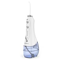 H2ofloss Oral Irrigator Set with 1* Water Flosser + 1* Travel Bag + 5* Nozzle Tips + 1* brush head + 1* transparent box, 300ml 