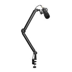 Brateck Studio Suspension Boom Pied de microphone, noir mat.