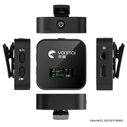 Yanmai Ultra Compact Wireless Microphone System | Dual Channel(Open Box)