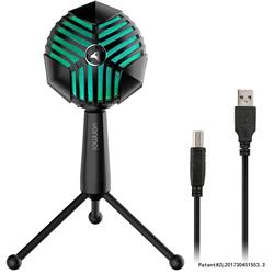 YANMAI Unique Patented RGB Lights Microphone, Black