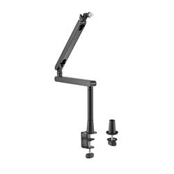 Brateck  Premium Aluminum Studio Microphone Boom Arm, Matte Black