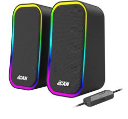 iCAN SG-285-BK PC Gaming Speaker