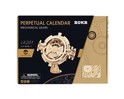 ROKR 3D Wooden Puzzle,Perpetual Calendar,DIY Enthusiasts(Open Box)