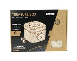 ROKR 3D Wooden Puzzle,ROKR Treasure Box (LK502),Perfect Gift(Open Box)