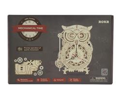 ROKR 3D Wooden Puzzle,Owl Clock,Perfect Gift Collection,DIY Enthusiast