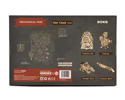 ROKR 3D Wooden Puzzle,Owl Clock,Perfect Gift Collection,DIY Enthusiast