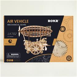 ROKR 3D Wooden Puzzle,ROKR Air Vehicle (LK702),DIY Enthusiasts