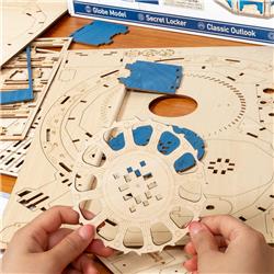 ROKR 3D Wooden Puzzle,ROKR Globe,DIY Enthusiasts