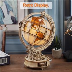 ROKR 3D Wooden Puzzle,Luminous Globe,Perfect Gift Collection