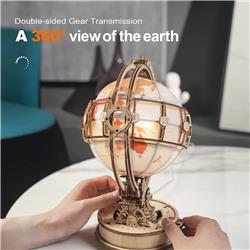 ROKR 3D Wooden Puzzle,Luminous Globe,Perfect Gift Collection