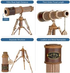 ROKR 3D Wooden Puzzle,Monocular Telescope,Perfect Gift