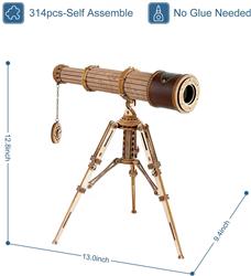 ROKR 3D Wooden Puzzle,Monocular Telescope,Perfect Gift