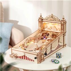 ROKR 3D Wooden Puzzle,3D Pinball Machine,Live Sound and Light Effects