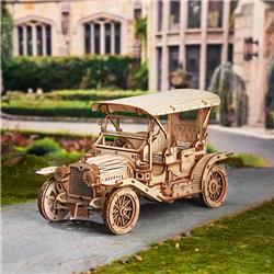 ROKR 3D Wooden Puzzle,Vintage Car,1910s Brass Era Replica