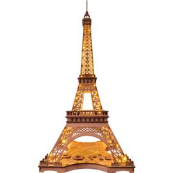 ROKR 3D Wooden Puzzle,Night of the Eiffel Tower Puzzle,Christmas Gift