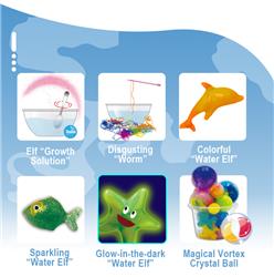 BIG BANG SCIENCE Magic Water Elf Instant Marine Animal Figures (Glow i