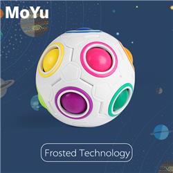 MoYu Meilong MY8722 12 Holes Rainbow Ball Colorful Puzzle Fidget Cube