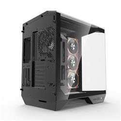DarkFlash DY470 ATX Panoramic PC Case, 4x ARGB Fans Included, Black