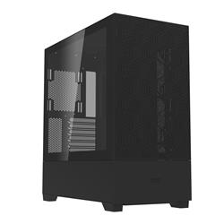 DarkFlash DF5000BS Mesh Boîtier d'ordinateur ATX, Compatible avec carte mère de connexion arrière, Noir