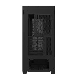 DarkFlash DF5000BS Mesh Boîtier d'ordinateur ATX, Compatible avec carte mère de connexion arrière, Noir